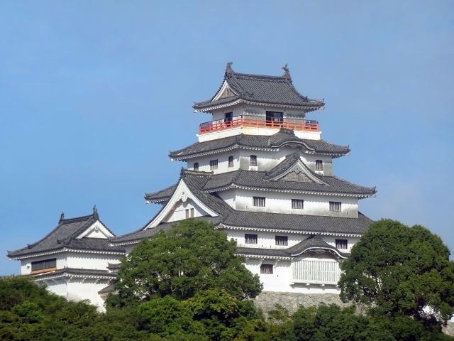 Kastel Karatsu di Prefektur Saga, Jepang.