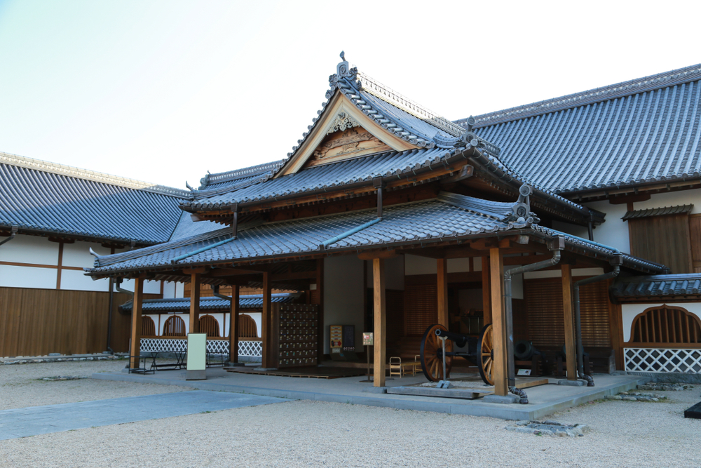 Kastil Saga di Prefektur Saga, Jepang.