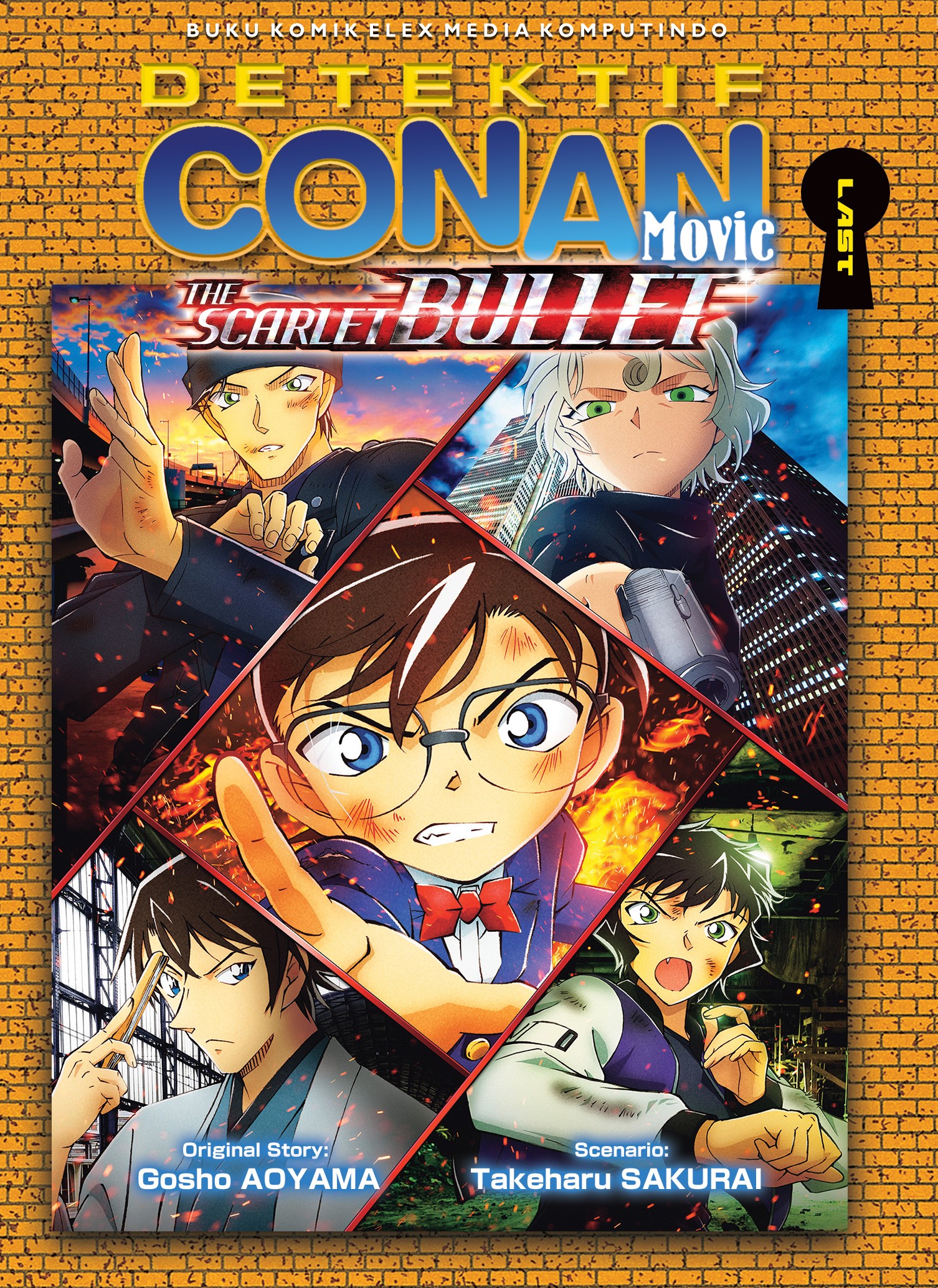 Detektif Conan The Scarlet Bullet mengisahkan aksi penculikan di kereta super cepat.