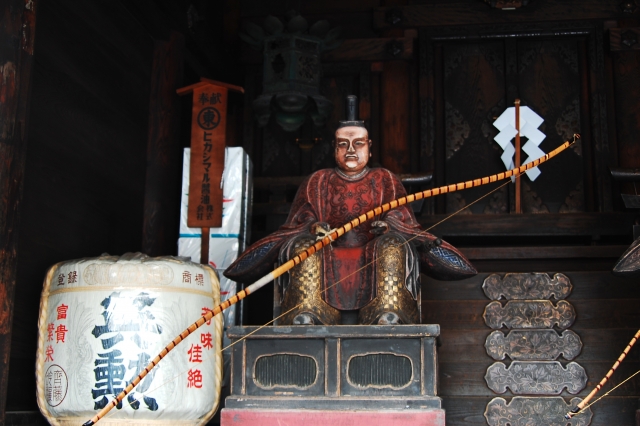 Kuil Shinto Yasaka di Kyoto, Jepang.