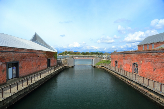 Kanal di Teluk Hakodate, Hokkaido, Jepang.