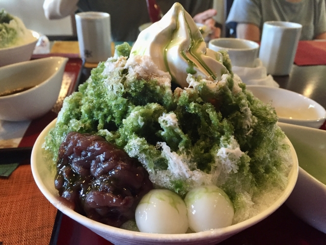 Anmitsu, dessert dingin khas musim panas di Jepang.