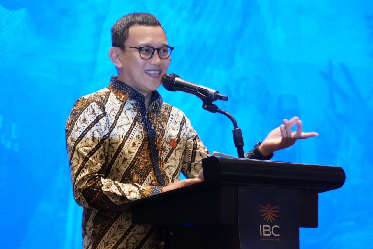 Menteri Pelindungan Pekerja Migran Indonesia Abdul Kadir Karding menyampaikan strategi optimalisasi penempatan pekerja migran ke Jepang melalui skema SSW dalam acara Indonesia Business Council di Jakarta, Rabu (13/8/2025).