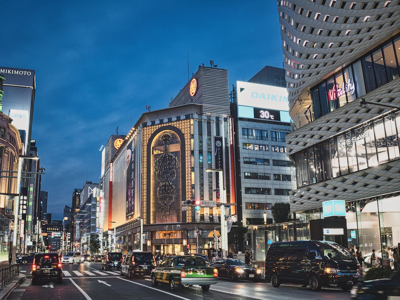 Ilustrasi Ginza, area di Tokyo dengan harga tanah paling mahal mencapai Rp 5,24 miliar per meter persegi.
