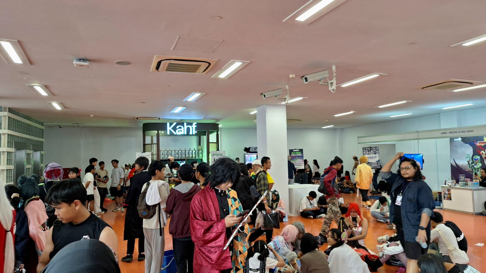 Suasana di dalam Stadion utama GBK dalam rangka acara Cosplay Mega Project 2025.