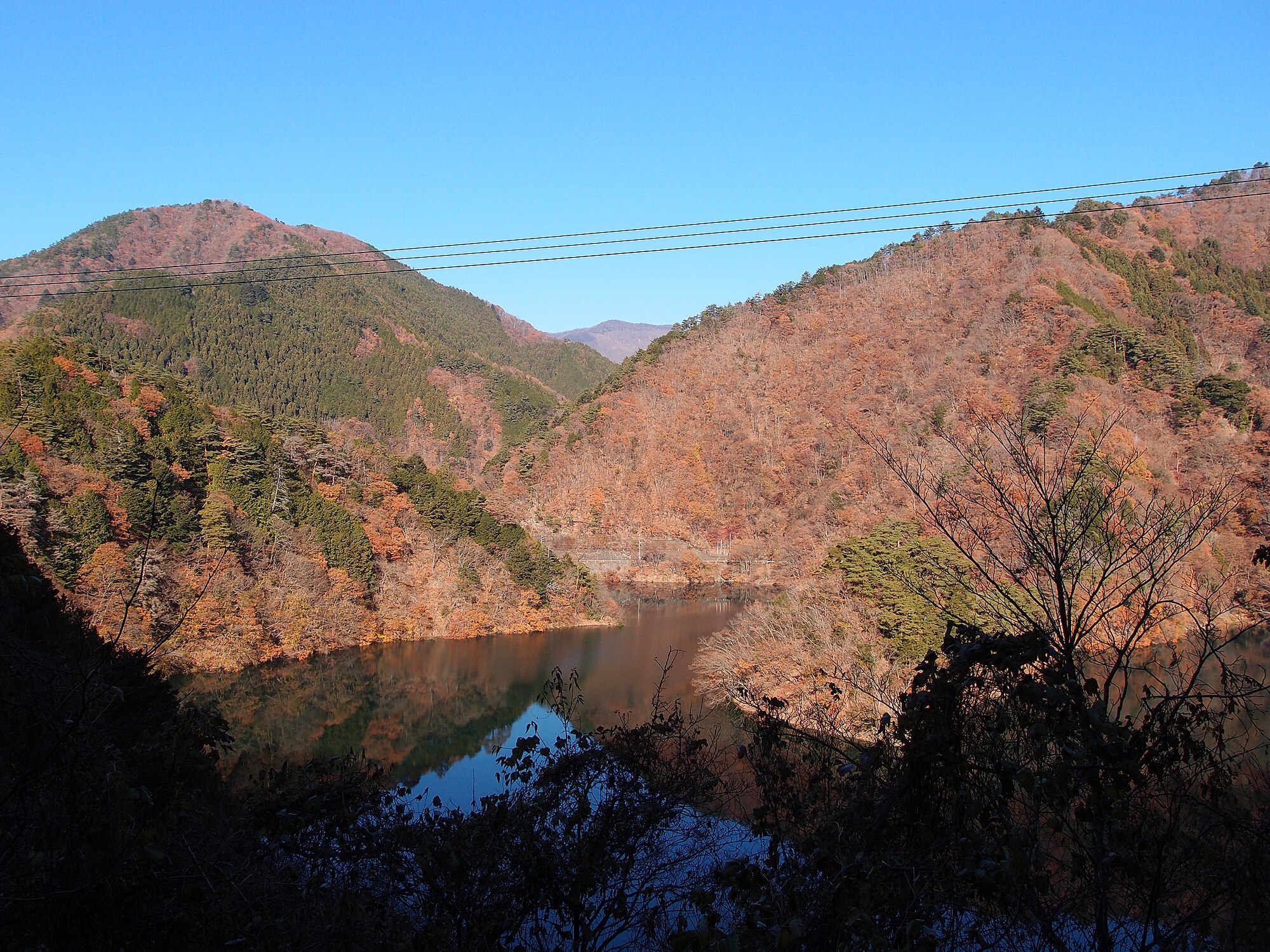Kuil Ogouchi di Danau Okutama.