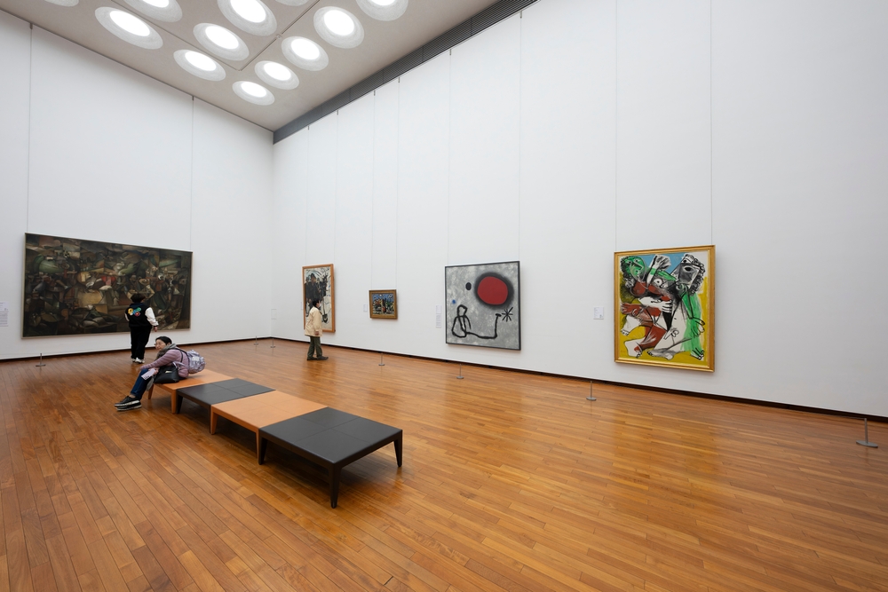 Sebuah sudut lukisan di National Museum of Modern Art, Tokyo, Jepang.