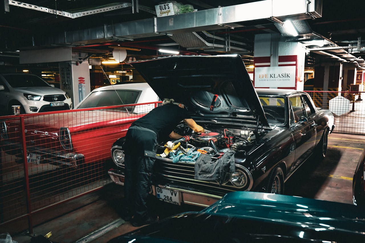 Ilustrasi mekanik otomotif.