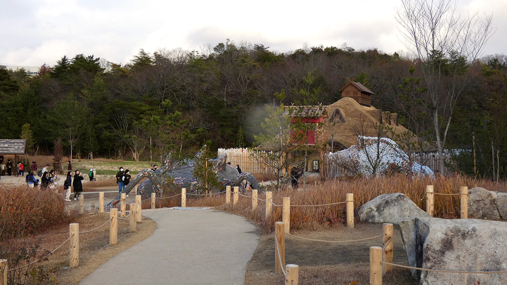 Mononoke village di Ghibli Park, Nagoya, Jepang.