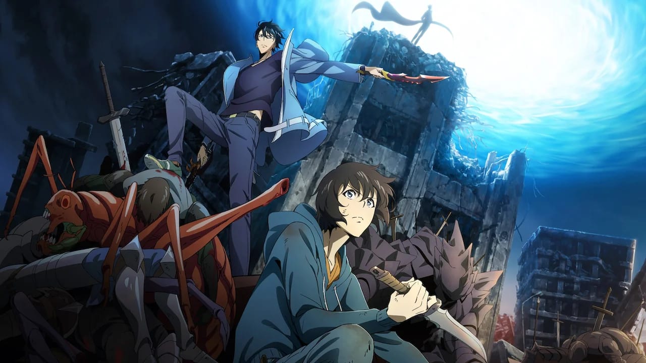 Poster anime Solo Leveling yang meraih award Anime of The Year 2025.