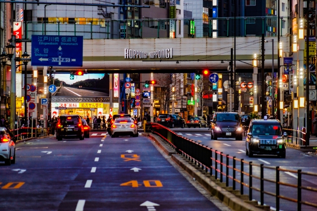 Roppongi di Tokyo, Jepang.