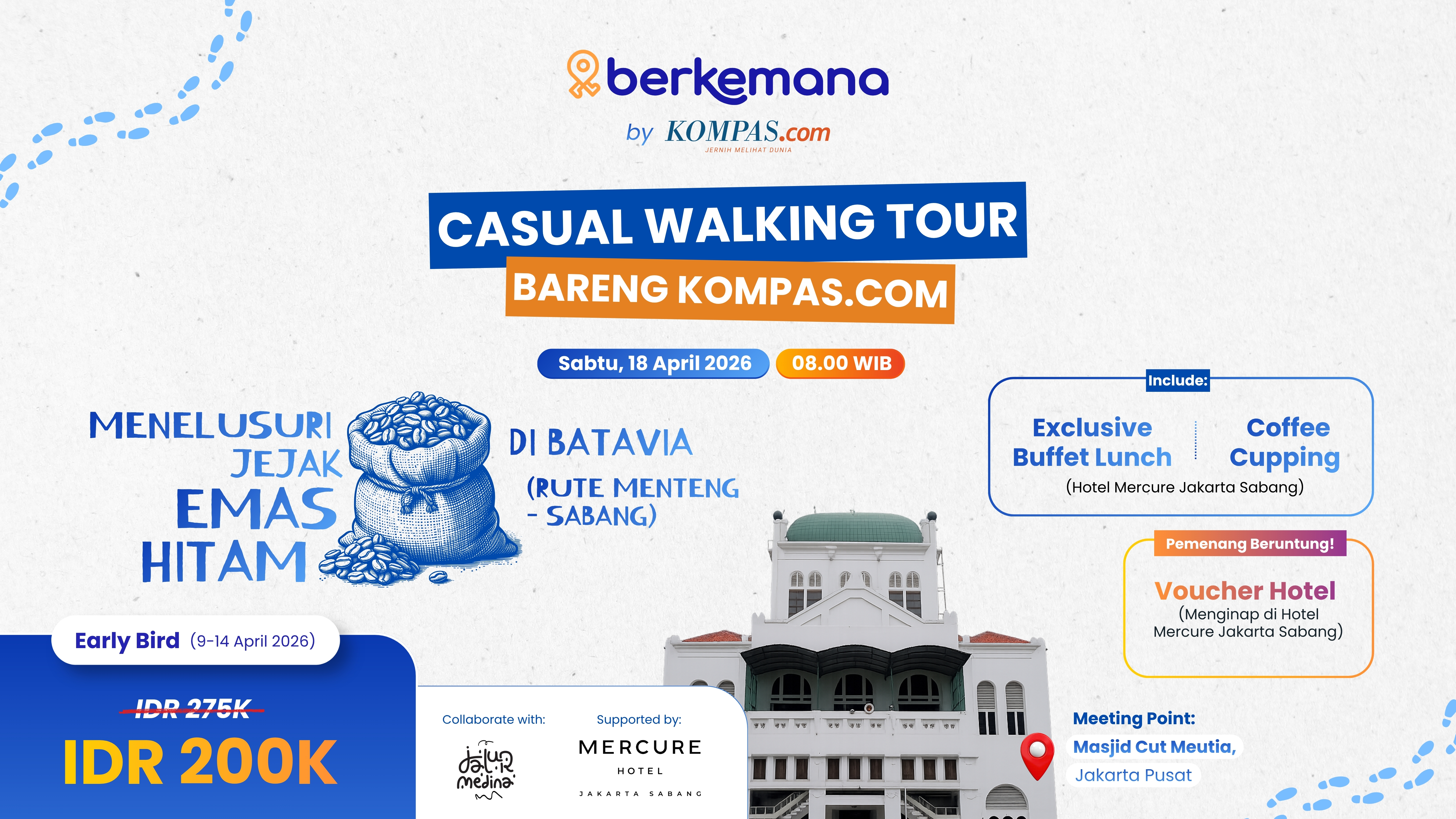 Berkemana Walking Tour - 18 April 2026