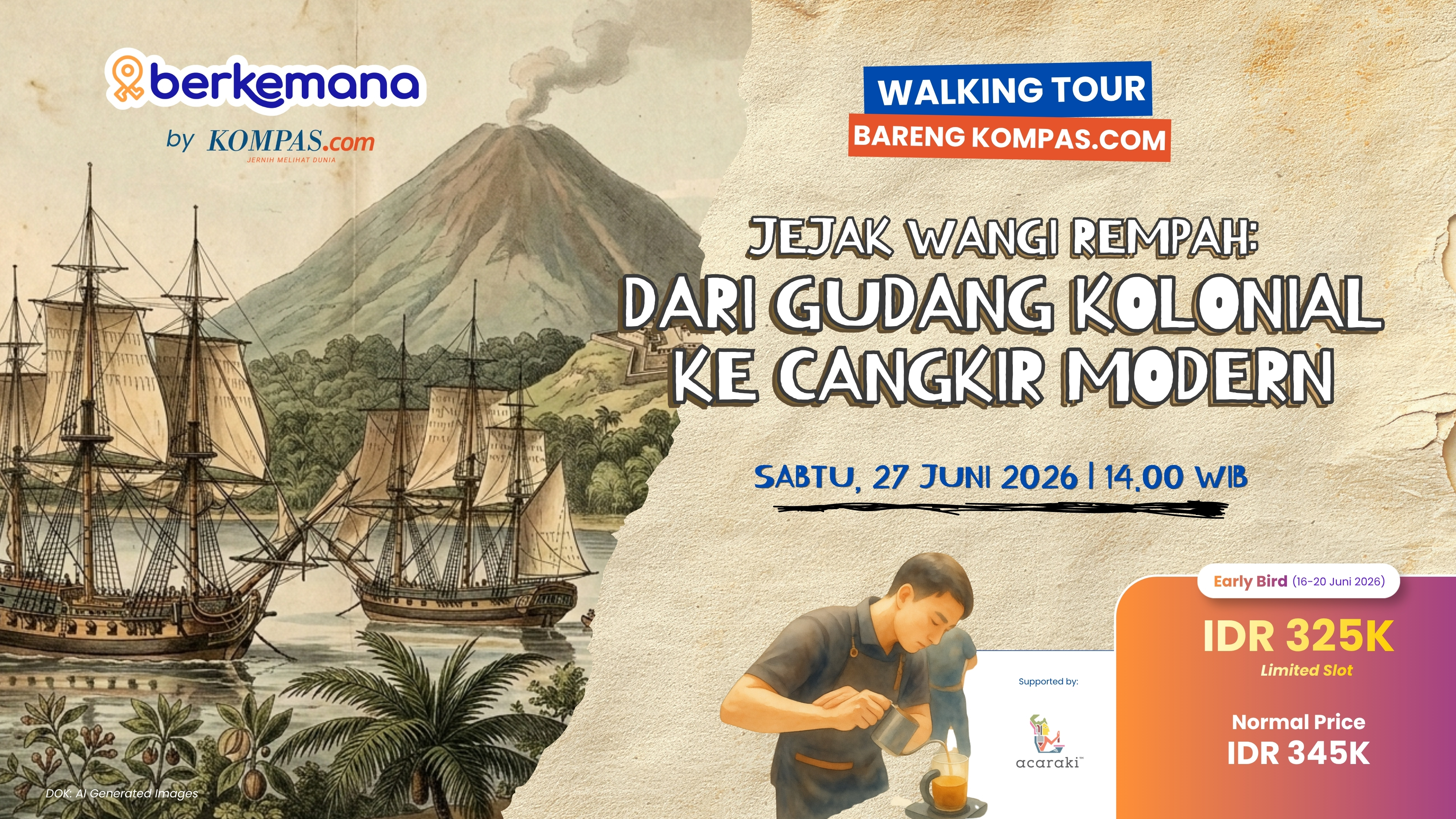Berkemana Walking Tour - Jejak Wangi Rempah (27 Juni 2026)