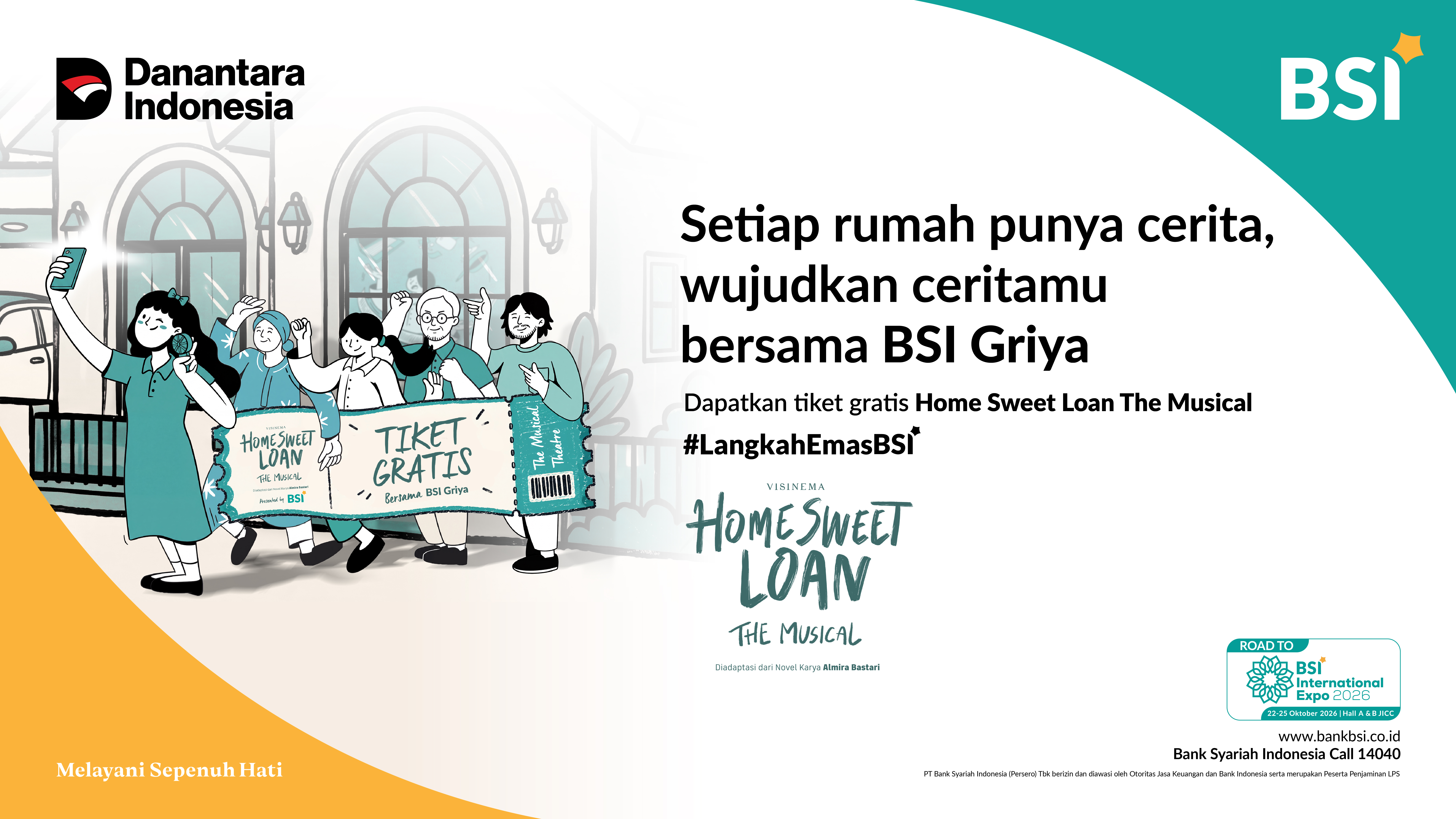 GRATIS TIKET HOME SWEET LOANS THE MUSICAL