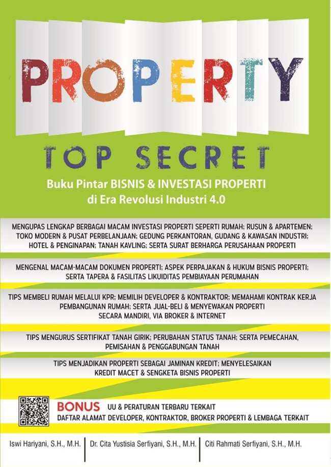 Property Top Secret, Buku Pintar Bisnis Dan Investasi Proper