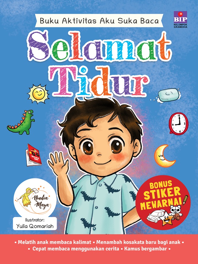 Buku Aktivitas Aku Suka Baca : Selamat Tidur