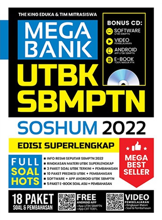 Mega Bank UTBK SBMPTN Soshum 2022 Edisi Superlengkap