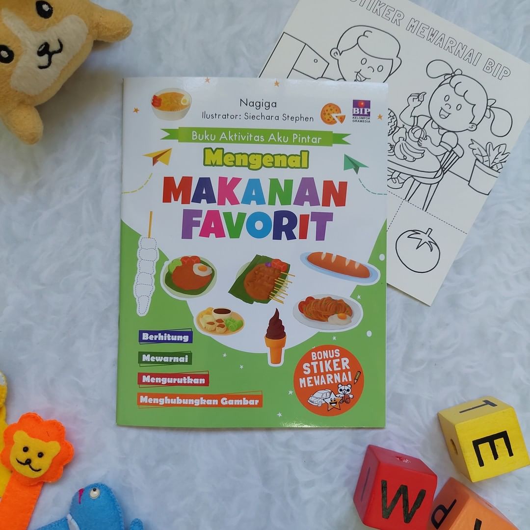 Buku Aktivitas Aku Pintar: Makanan Favorit