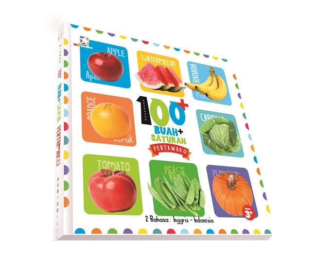 Opredo Board book 100+ Buah dan Sayuran Pertamaku
