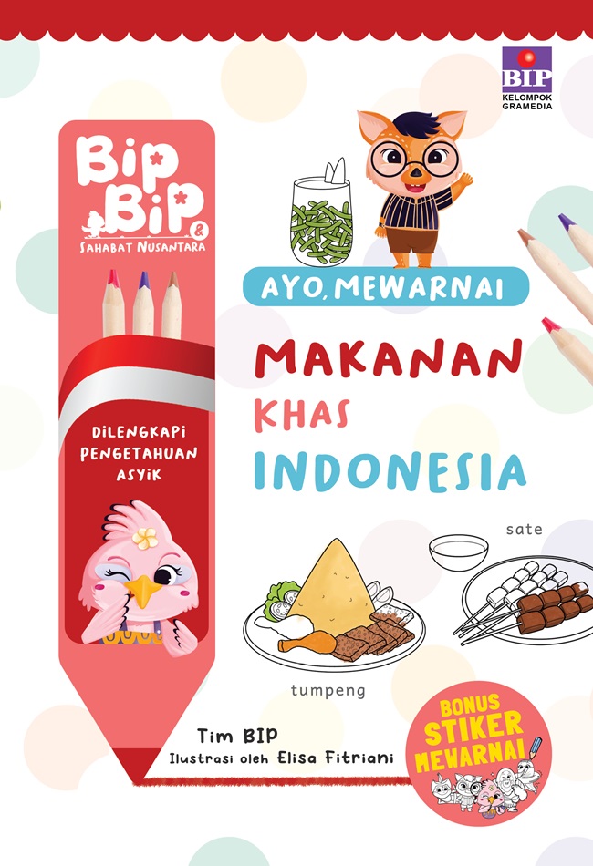 Buku Ayo, Mewarnai Makanan Khas Indonesia