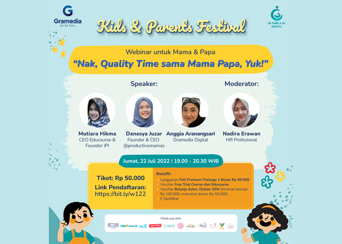 Quality Time Bersama Anak Kids and Parents Festival