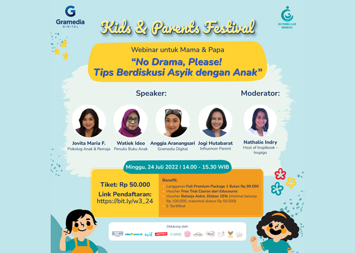 Berdiskusi dengan Anak, Kids and Parents Festival