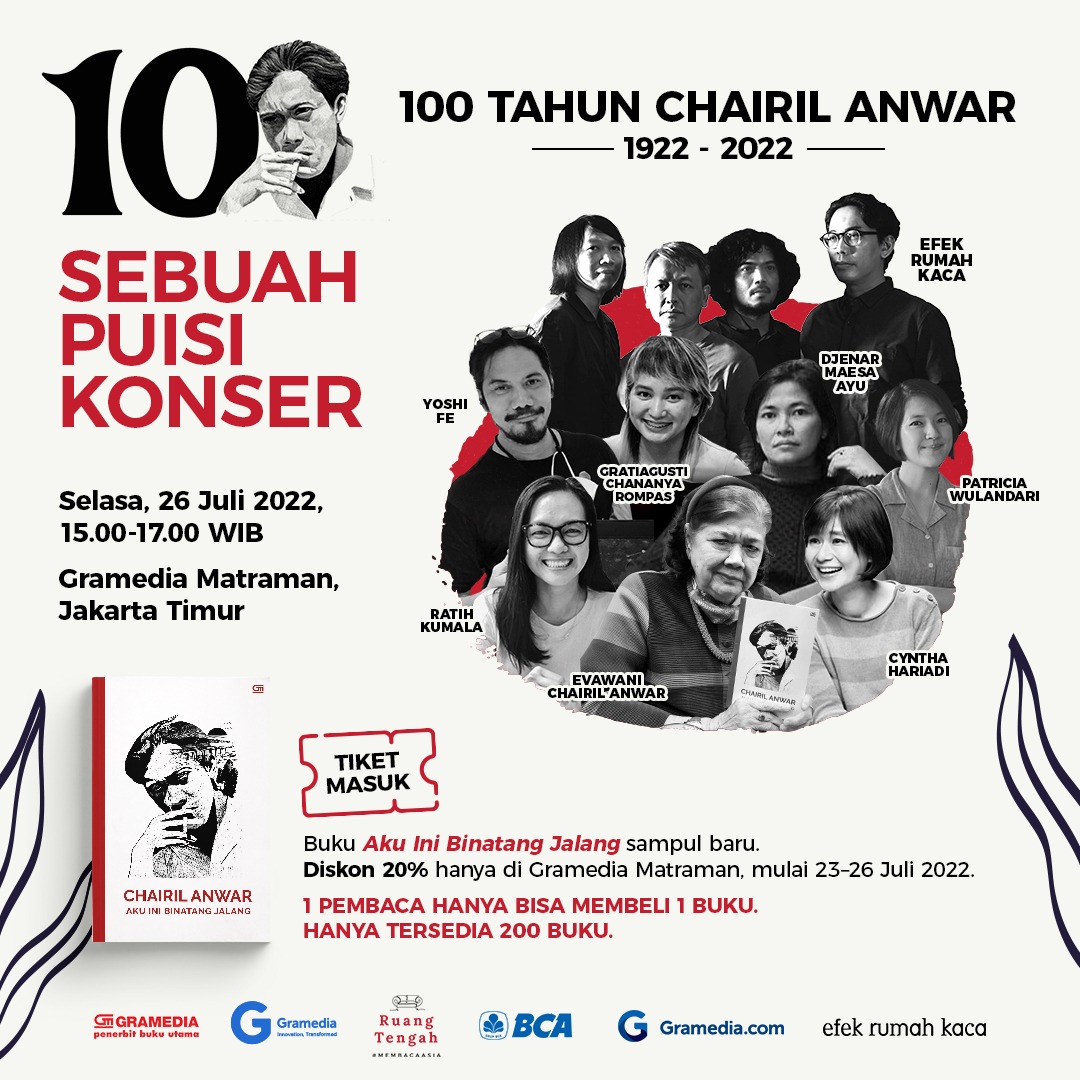 Puisi Konser 100 Tahun Chairil Anwar