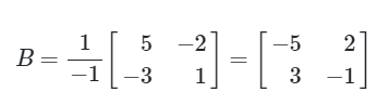 Invers Matriks Berordo 2x2
