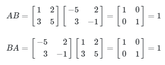 Invers Matriks Berordo 2x2
