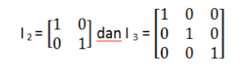 Matriks Identitas