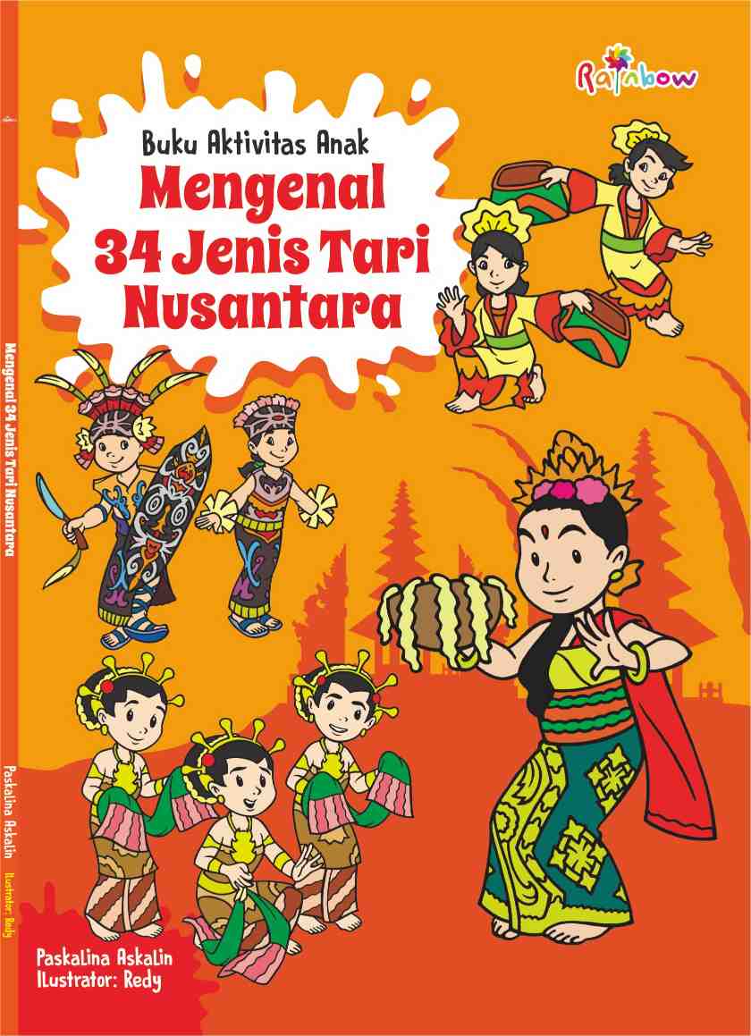 Buku Aktivitas Anak: Mengenal 34 Jenis Tari Nusantara