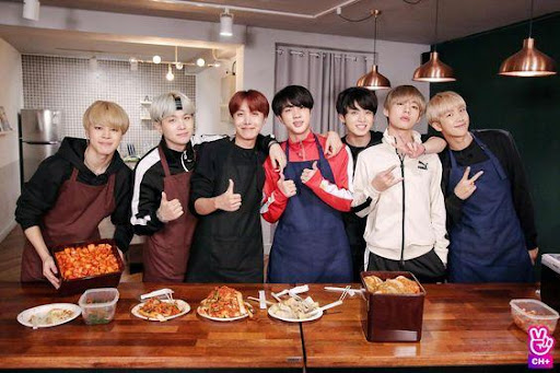 makanan kesukaan member bts