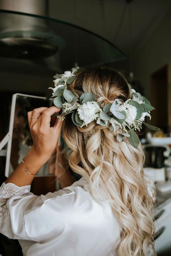 Model Rambut Pengantin Terurai 