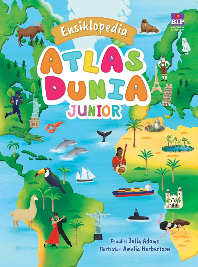 Buku Ensiklopedia Atlas Dunia Junior