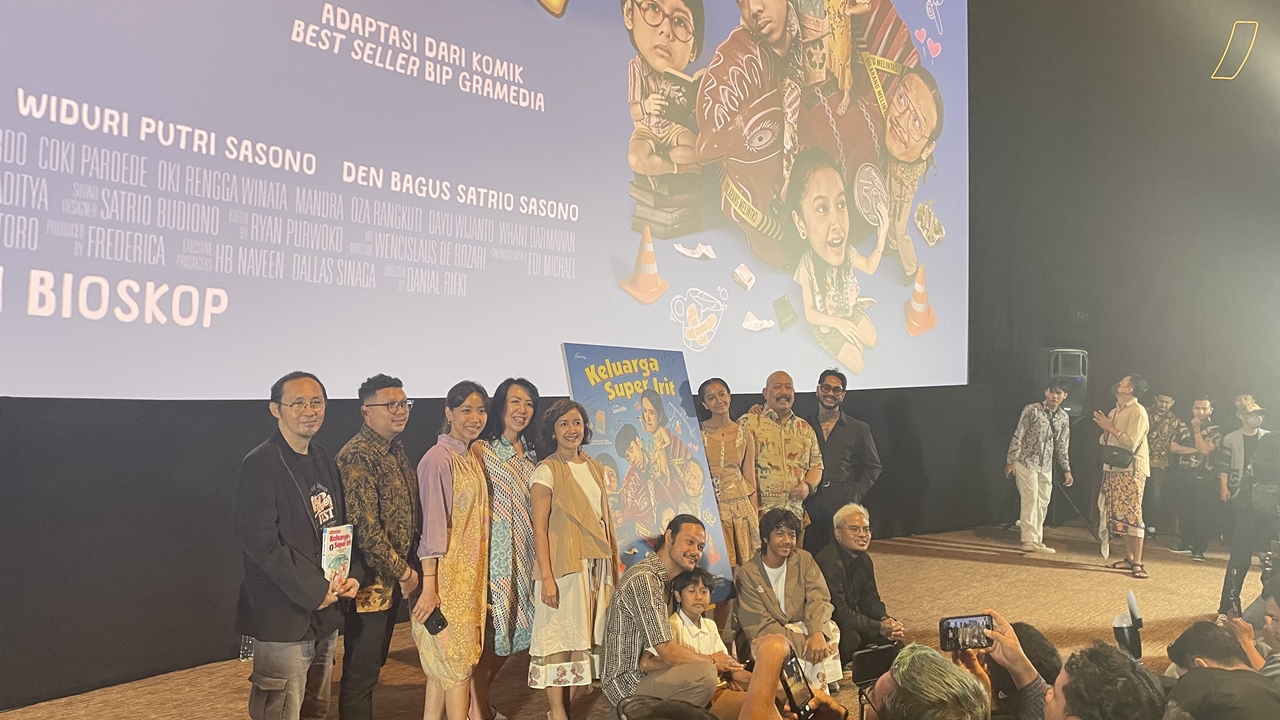 Konferensi Pers Film Keluarga Super Irit