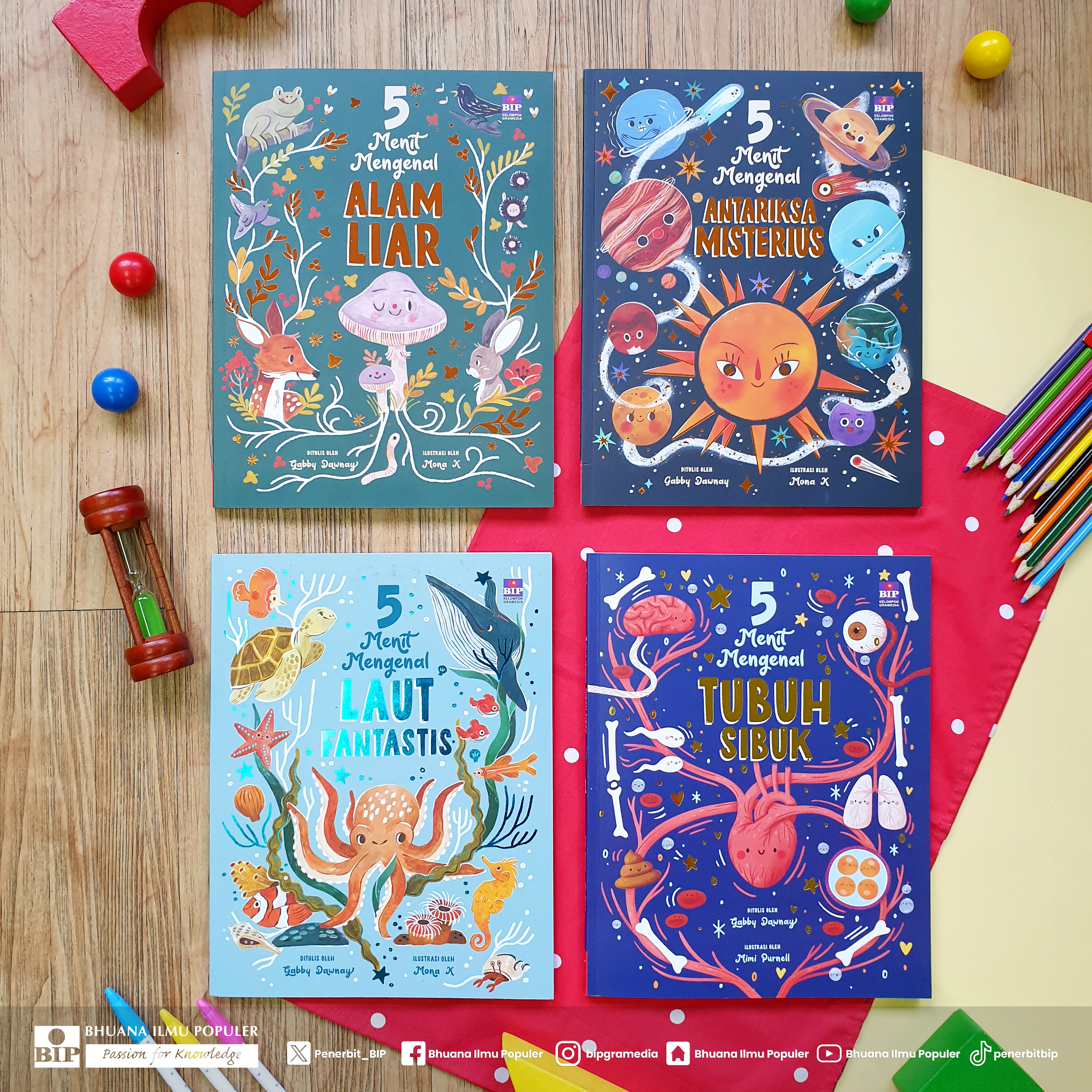 Ensiklopedia Juga Bisa Dibaca Nyaring! Serunya Belajar Bersama Buku 5 Menit Mengenal Tubuh Sibuk