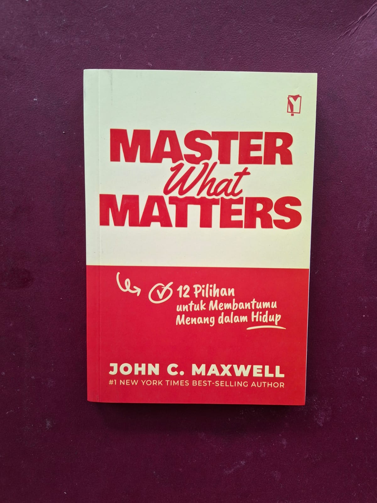 Buku Master What Matters