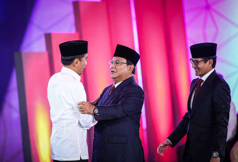 Debat Pilpres Joko Widodo-Ma'ruf Amin dan Prabowo Subianto-Sandi