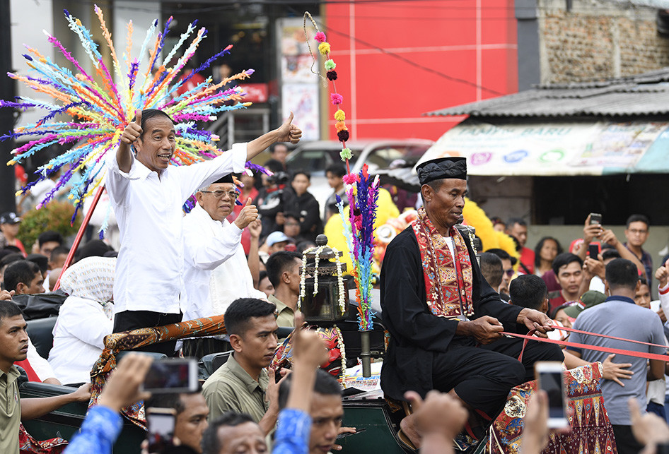 Melihat Gaya Kampanye Jokowi-Ma'ruf Amin, Sepekan Terakhir