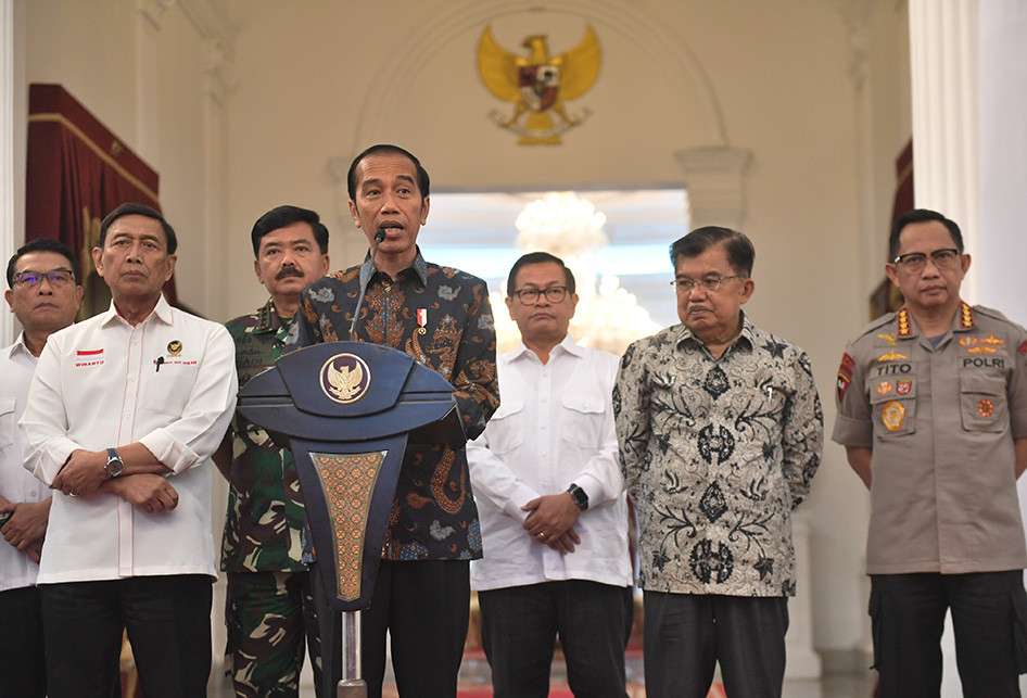 KETERANGAN PRESIDEN TERKAIT KERUSUHAN