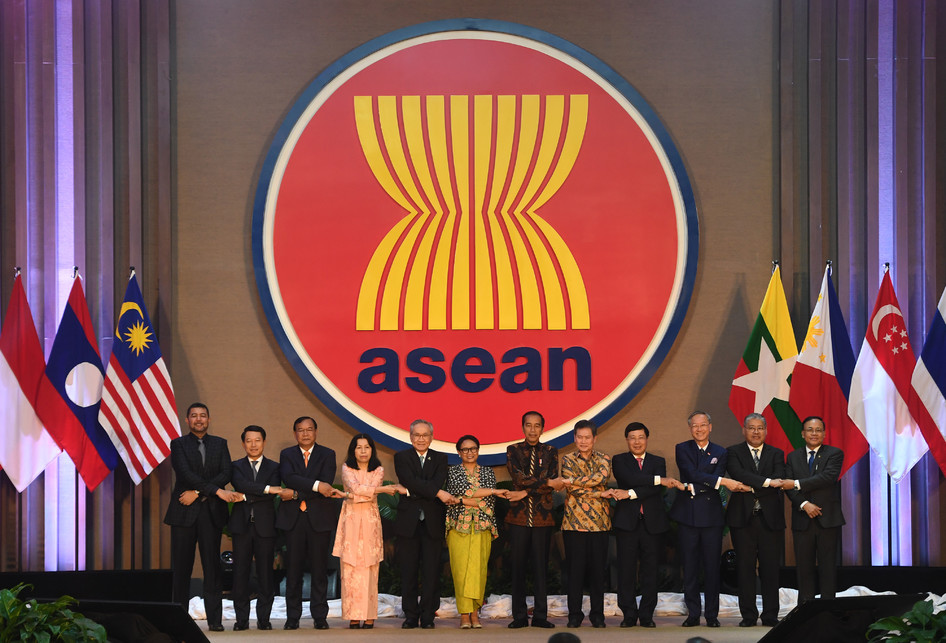 Inauguration of the new ASEAN Secretariat Building in Jakarta, Indonesia, August 8, 2019. Image: Reuters/Willy Kurniawan