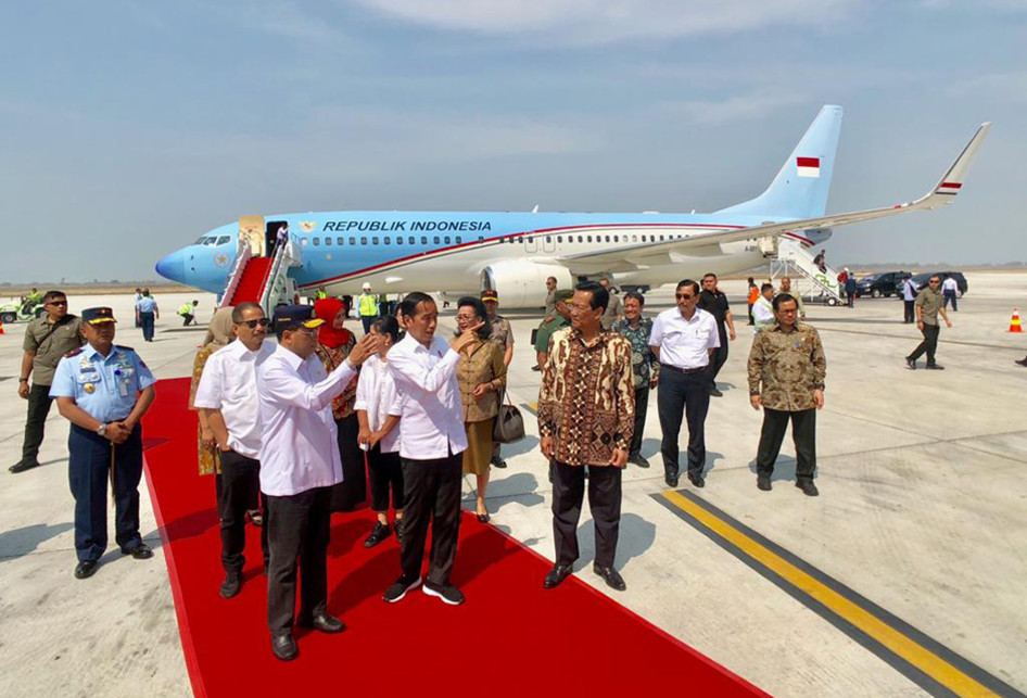 Jokowi Tinjau Progres Pembangunan Bandara Internasional Yogyakarta