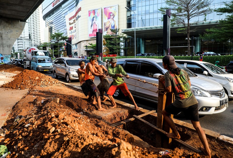 Proyek Jalur Pedestrian Casablanca