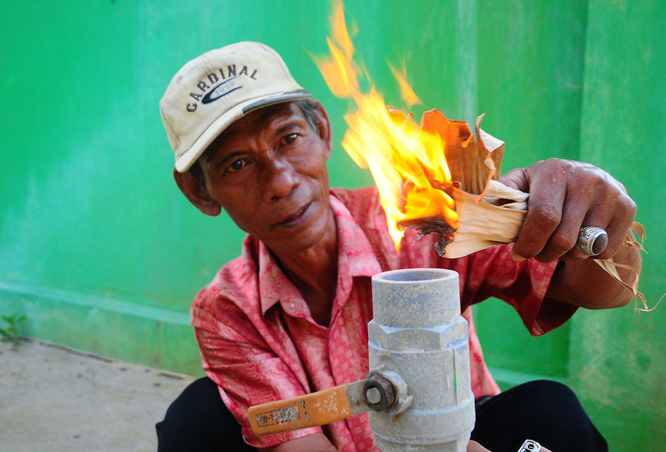 PEMANFAATAN GAS RAWA DI DESA RAJEK GROBOGAN