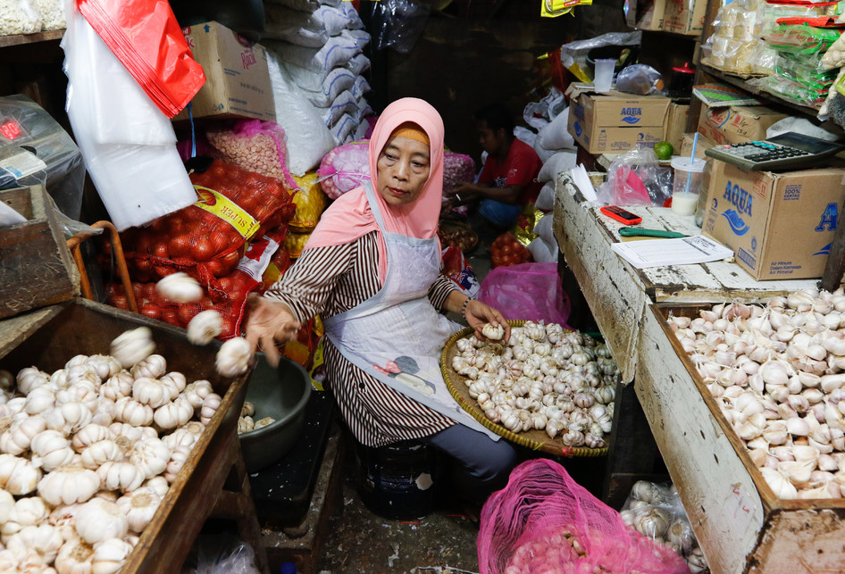 Harga Bawang Putih Turun