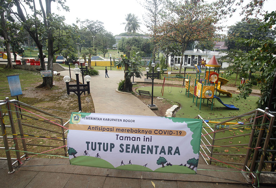 PENUTUPAN TAMAN KOTA DI BOGOR