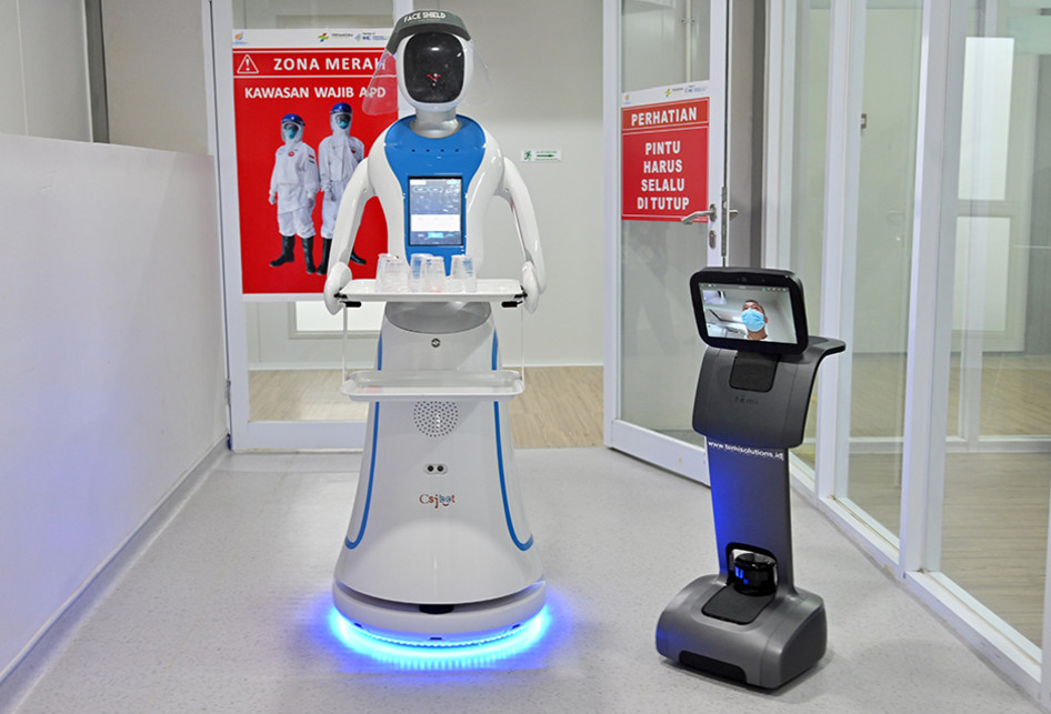Robot Siap Bantu Rawat Pasien Covid-19 di RSPJ