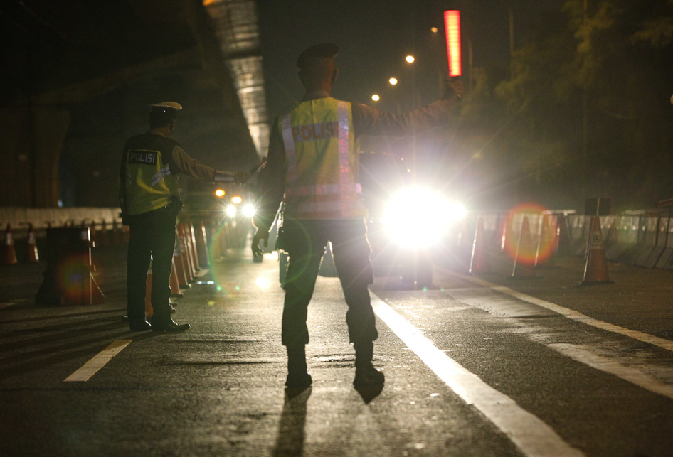 Penyekatan di Tol Cikarang H-1 Lebaran