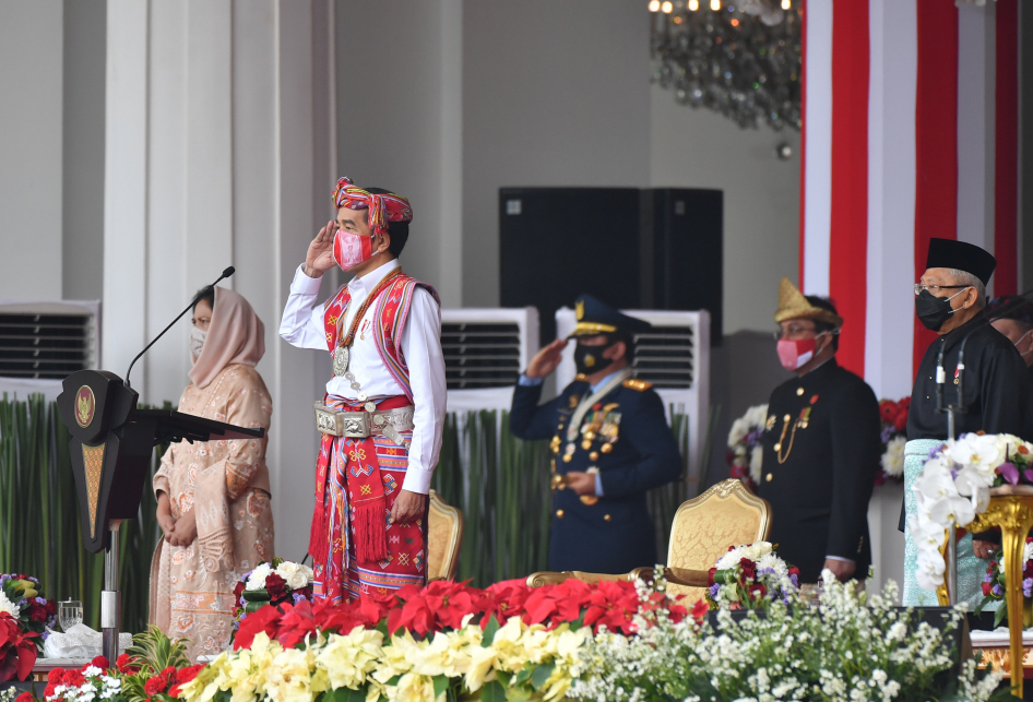 Peringatan HUT Ke-75 RI Di Istana Negara