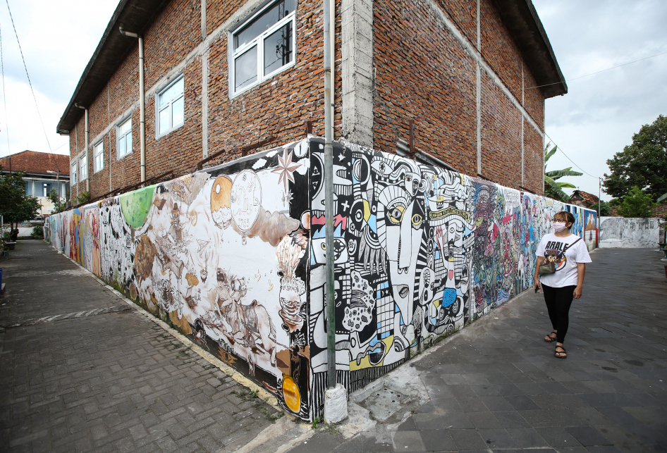 Kampung Mural di Tamansari